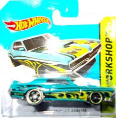 HOT WHEELS -REGULAR-SCARA 1/64-MERCURY COUGAR ELIMINATOR&amp;#039;69- ++2501 LICITATII !! foto