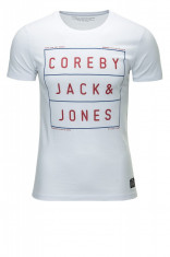 Tricou Jack &amp;amp;amp; Jones - art 12090424 alb foto