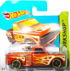 HOT WHEELS -REGULAR-SCARA 1/64-&amp;#039;69 CHEVY CUSTOM PICK-UP- ++2501 LICITATII !! foto