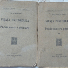 Densusianu , Viata pastoreasca in poezia noastra populara , 2 vol. ,1922 , 1923