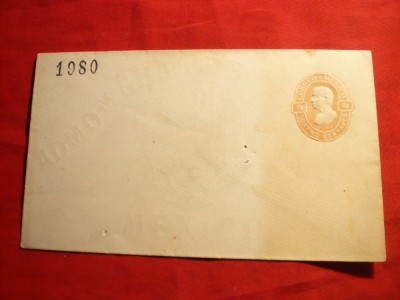 *Carte Postala -Plic filigranat , Mexic , sec.XIX foto