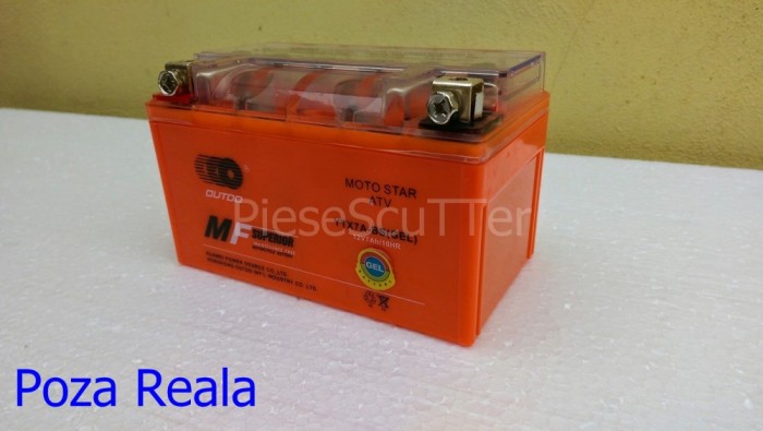 Baterie - Acumulator Moto - Scuter 12v ( volti ) 7A ( amperi ) 12 v 7 A ( GEL ) Baterie - Acumulator Moto - Scuter 12v ( volti ) 7A ( amperi ) 12 v 7 A ( GEL )