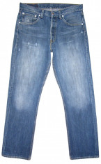 BLUGI LEVI&amp;#039;S 501 - LEVI STRAUSS &amp;amp;amp; CO. - (MARIME: W 31 / L 32) - Talie = 83 CM / Lungime Totala = 109 CM / Lungime Crac Interior = 83 CM foto