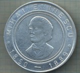 ATAM2001 MEDALIE 667 - MIHAI EMINESCU -1850-1889 -CENTENAR - BRAILA - ROMANIA -1889-1989- DUNAREA - LUCEAFARUL - plus cutie - starea care se vede