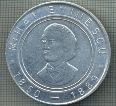 ATAM2001 MEDALIE 667 - MIHAI EMINESCU -1850-1889 -CENTENAR - BRAILA - ROMANIA -1889-1989- DUNAREA - LUCEAFARUL - plus cutie - starea care se vede foto