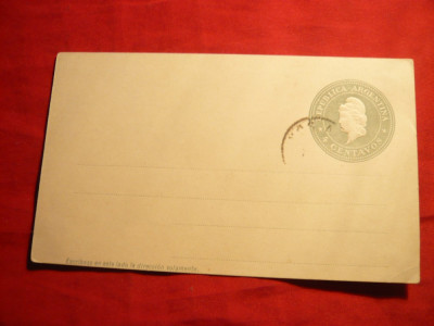 *Carte Postala- Argentina 4 centavos marca fixa , sec.XIX foto