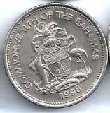 Bahama 25 cent 1998