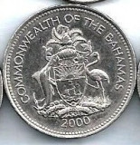 Bahama 25 cent 2000, America de Nord
