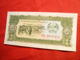 * Bancnota 5 Kip Laos , cal. Necirculat