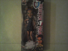 PAPUSA MONSTER HIGH CLAWDEEN WOLF ORIGINALA MATTEL foto