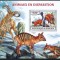 BURUNDI 2013 FAUNA ANIMALE PE CALE DE DISPARITIE - MICHEL CAT.BL 386