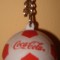 Breloc chei minge Coca Cola din cauciuc