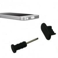 Protectie anti praf - iphone 4 ,3gs negru / 90333 foto