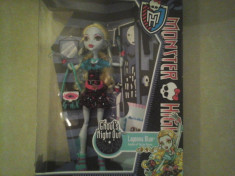 PAPUSA MONSTER HIGH LAGOONA BLUE,ORIGINAL MATTEL,SIGILAT foto