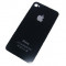 Capac spate - iphone 4 transparent negru / 95731