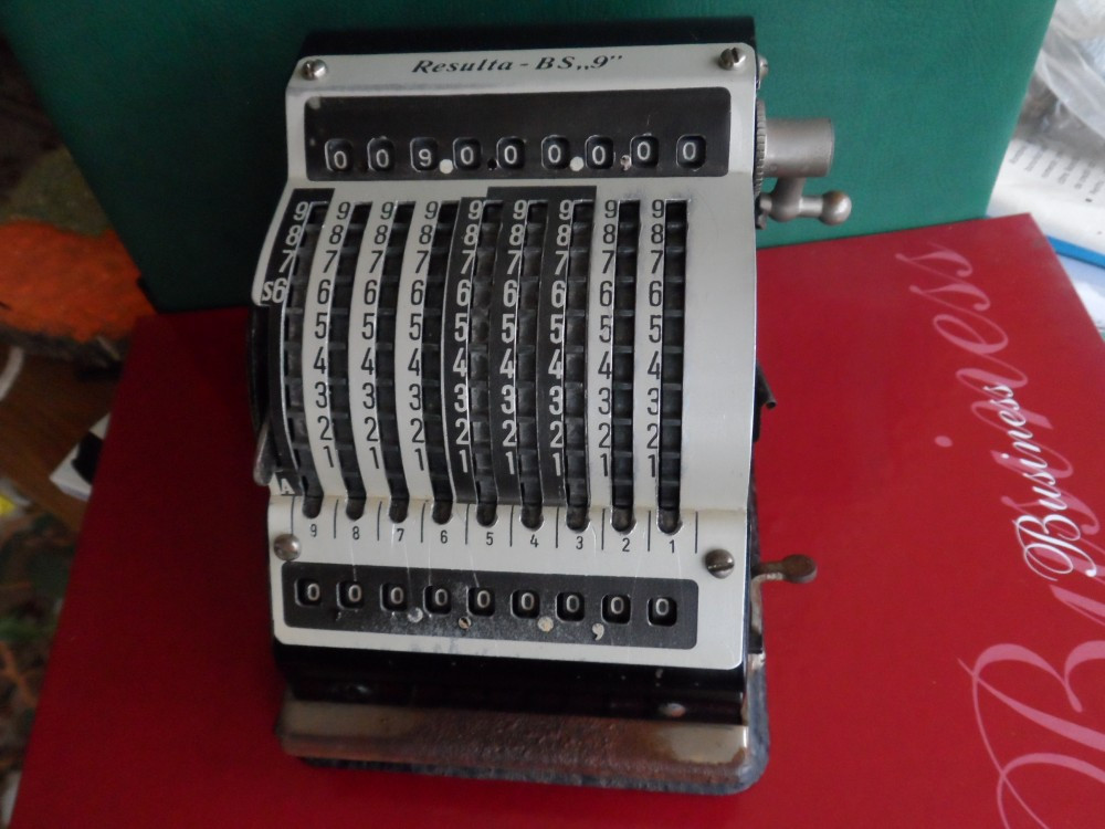 Masina de calculat (calculator mecanic), Resulta BS 9, anii 1940 | Okazii.ro