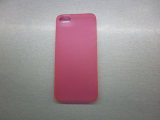 Husa Iphone 5, Iphone 5S 0.3mm slim rosie foto