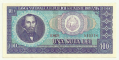 ROMANIA 100 LEI 1966 [8] XF++ aUNC foto