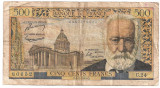 FRANTA 500 FRANCS FRANCI 1954 UZATA