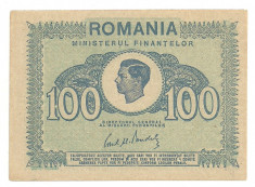 ROMANIA 100 LEI 1945 [15] XF foto