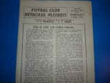 Program meci fotbal PETROLUL PLOIESTI - FC ARGES Pitesti 22.04.1973