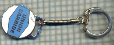 ATAM2001- Breloc 222, pentru colectionari - UNION CARBIDE - MADE IN ENGLAND - FIRMA DE PRODUSE CHIMICE -starea care se vede foto
