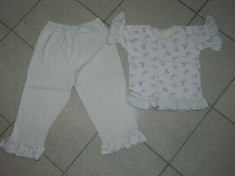 Pijama de vara pentru fetite, marimea 128 cm, pentru 7-9 ani foto