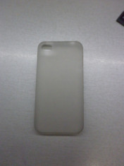 Husa Iphone 4, Iphone 4S 0.3mm slim gri foto