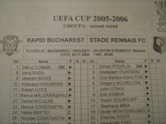 Rapid Bucuresti - Stade Rennais FC (3 noiembrie 2005) foto