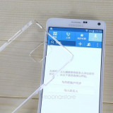 Husa plastic clara Samsung Galaxy Note 4 N910 + folie ecran + expediere gratuita Posta - sell by PHONICA, Transparent