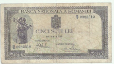 ROMANIA 500 LEI 1940 [2] foto