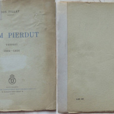 Ion Pillat , Tarm pierdut , Versuri , 1934 - 1936 , 1937 , prima editie , 1
