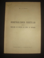 DR. I. F. RADU - INDUSTRIALIZAREA FRUCTELOR PRIN TRATARE CU BIOXID DE SULF SI USCARE {1939} foto