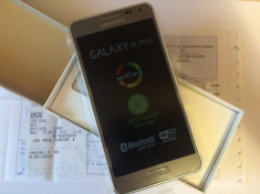Samsung Galaxy Aplha - Argintiu - sigilat - necodat SM- G850F - Factura + garantie 2 ani foto