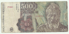 ROMANIA 500 LEI 1991 [3] foto