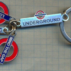 ATAM2001- Breloc 250, pentru colectionari - UNDERGROUND -LONDON- MIND THE GAP -(IN LEGATURA CU METROUL LONDONEZ) -starea care se vede