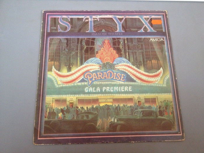 STYX - PARADISE THEATRE(1983/ AMIGA REC)- DISC VINIL/PICK-UP/VINYL - made in DDR