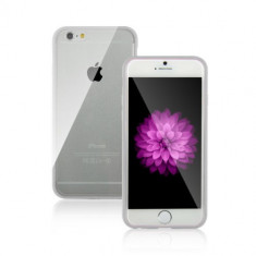 Bumper alb silicon Iphone 6 4,7" + folie protectie ecran