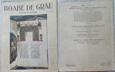 Boabe de grau ; Revista de cultura , Iunie , 1933 , an 4 , Ierusalim , Blaj foto