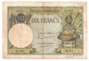 MADAGASCAR 10 FRANCS FRANCI ND (ca.1937) F