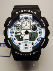 ceas sport CASIO G SHOCK ga100 black-white 50% reducere (Garantie,Poze reale) foto