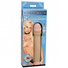 PRELUNGITOR PENIS CYBERSKIN 2&amp;quot;(5 cm) NATURAL foto