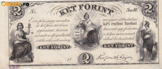 UNGARIA 2 forint 1852 AUNC/UNC!!! foto