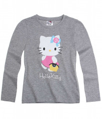 Tricou fete 2-8 ani - Hello Kitty - gri foto