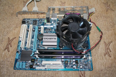 KIT Motherboard GIGABYTE GA-G41MT-ES2L + Intel 3GHz DUAL CORE E6850 + 2G RAM DDR3 + Bonus placa video PCI-E ! foto