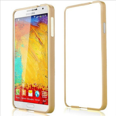 Husa bumper aluminiu Samsung Galaxy Note 3 N9000 + folie ecran foto