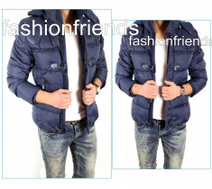 Geaca tip ZARA fashion bleumarin - Geaca slim fit - Geaca casual - Geaca fashion - geaca barbati - CALITATE GARANTATA - cod produs: 3339 foto