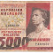 MADAGASCAR MALAGACHE MALAGASY 5000 FRANCI FRANCS 1000 ARIARY ND (1974) U