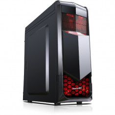 Carcasa Segotep Fighter C Black/Red, SPCC Steel ATX Mid Tower, fara sursa. NOI foto