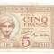 MADAGASCAR 5 FRANCS FRANCI ND (ca.1937) VF